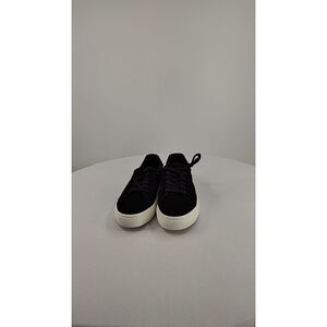 Quince Women Italian Suede Everyday Sneaker Black Shoes 11